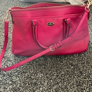 Hot Pink Coach Handbag